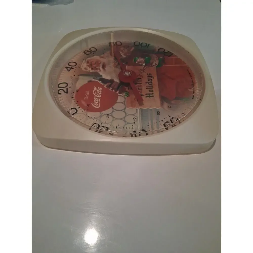 Vintage 1994 Coca Cola Santa Claus Wall Thermometer Taylor 12